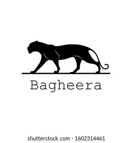 black panther vector logo for decoration and design