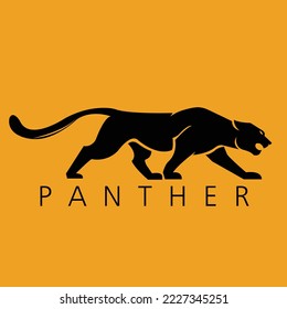 Black panther vector stock illustrations