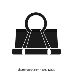 Black paper clip design