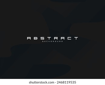 Black paper cut background. Abstract layered paper cut decoration. Cardboard frame. Carving or origami. Vector illustration. Cover layout template.