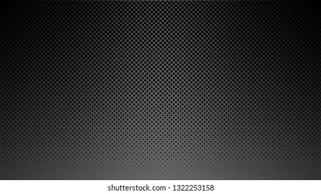 Black paper texture background halftone pixel style. ( vector )