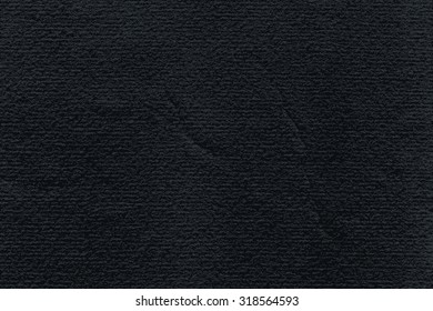 Black paper watercolor texture with damages, folds and scratches. Grunge empty blank background in horizontal format with copy space for text. Vector illustration clip-art design element save in 8 eps