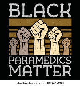 Black Paramedics Matter Icon, Vector, Silhouette symbol design