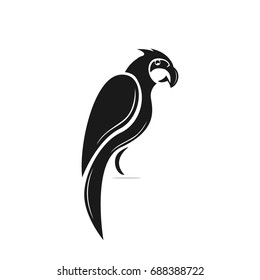 arte de loro negro