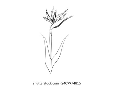 Black path icon drawing a spring flower.
