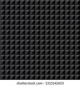 Black pattern absrtact seamless geometric texture, Vector illustration