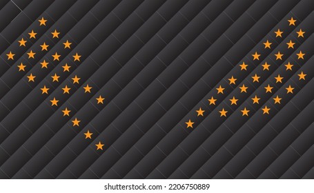 Black Pattern Background Design Vector