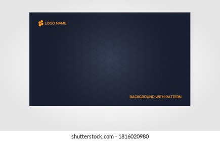 Black Pattern background vector image
