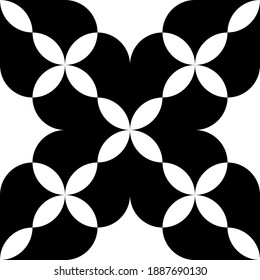 Black pattern design modern in modern style. Modern abstract vector.