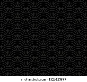 Black pattern designed in rugby ball style. Seamless Pattern included in swatch. Vector illustration.