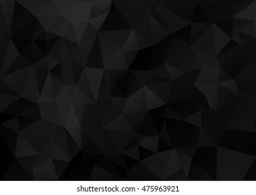 Black Pattern Geometric style.