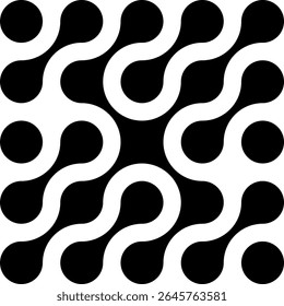 Black pattern of metabol dots on transparent background. Abstract geometric figures of connected molecules. Modern vector design.
