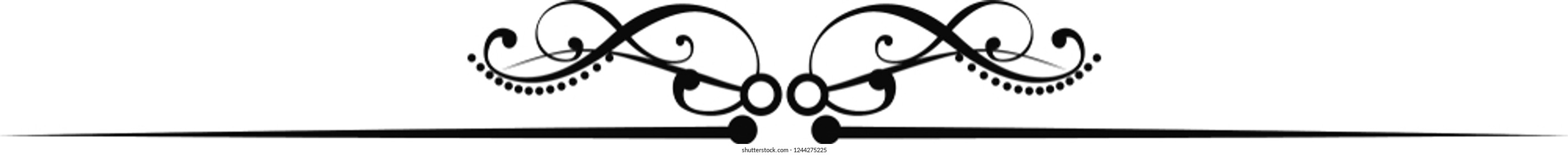 black pattern on white background