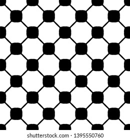 Black pattern on white background. Seamless pattern. Black and white vector design.