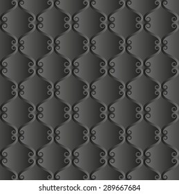Black pattern seamless or vintage background
