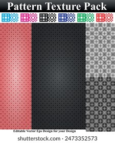 Black Pattern Texture Pack Vector Design