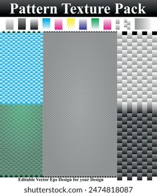 Black Pattern Texture Pack Vector Design