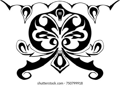 Black Pattern Vector Stock Vector (Royalty Free) 750799918 | Shutterstock