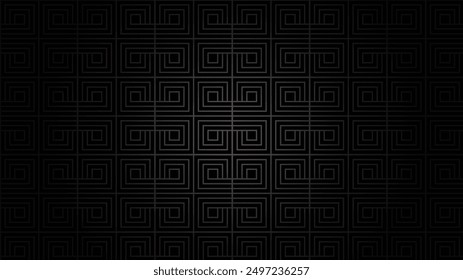Black pattern vector design. Seamless pattern background.