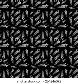 Black pattern witn grey elements