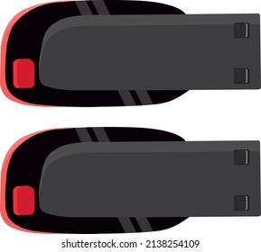 Lápiz negro, ilustración, vector sobre fondo blanco.