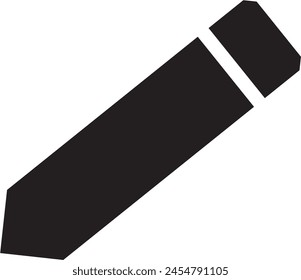 Black Pencil Icon EPS Formate