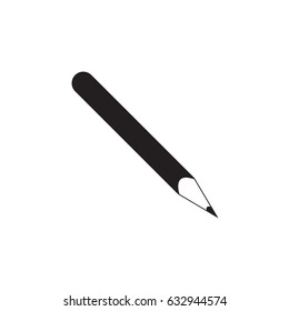 Black Pencil Icon  Vector