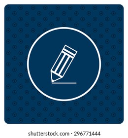 black pencil. icon. vector design