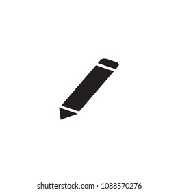 Black Pencil icon.Vector