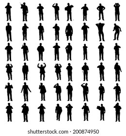 black people silhouettes