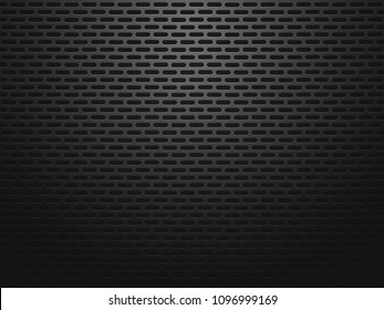 black perforated metallic background