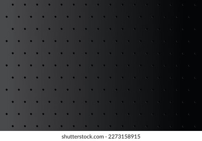 Black perforated Texture. Dark metal background