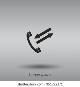 black phone icon