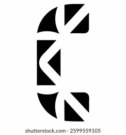 black phone icon design vector