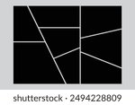 Black photo frame collage template, collage,collage templates,birthday collage,collage art