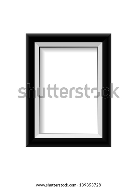 Black Photo Frame Vector Stock Vector (Royalty Free) 139353728 ...