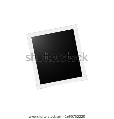 black photo with white frame