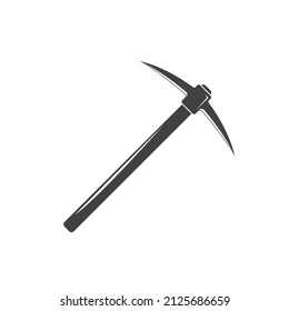 black pickaxe vector icon element design template web