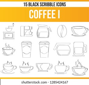 Black pictograms / icons on a coffee theme. This icon set is perfect for creative people and designers who need every aspect of coffee in their graphic designs.
