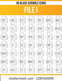 Black pictograms / icons on file extensions. This icon set is perfect for creative people and designers who need the theme file type in their graphic designs.

