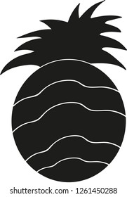 Black Pineapple Pineapple silhouette