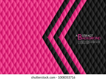 Black and pink abstract background vector illustration, cover template layout, business flyer, Leather texture luxury can be used in annual report cover design, book, banner, web page, brochure, card