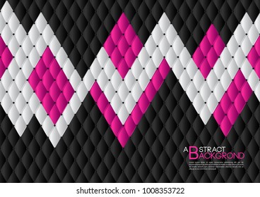 Black and pink abstract background vector illustration, cover template layout, business flyer, Leather texture luxury can be used in annual report cover design, book, banner, web page, brochure, card
