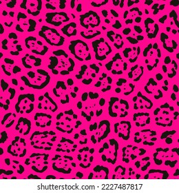 black pink animal print. jaguar spots seamless pattern. exotic abstract background. good for fabric, fashion, summer dress, coat, fur, wallpaper, backdrop, textile.