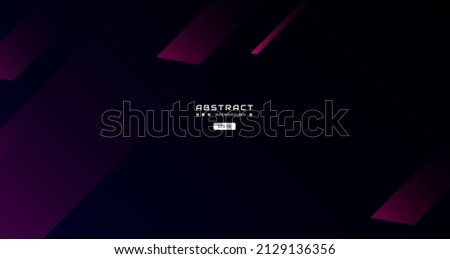 Black and pink background with abstract square shape, arrow, dynamic and sport banner concept.