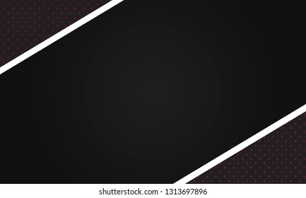 black and pink background overlap dimension grey vector illustration message board for text and message design modern website