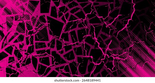 black pink brush pattern car sticker banner sporty abstract line pink black color combination grunge brush pattern modern motorsport racing design