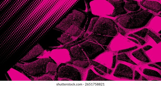 black pink brush pattern car sticker banner sporty abstract line pink black color combination grunge brush pattern modern motorsport racing design