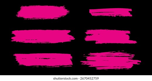 schwarz rosa Pinsel Muster Auto Aufkleber Banner sportlich abstrakte Linie rosa schwarz Farbe Kombination Grunge Pinsel Muster modernen Motorsport Rennsport Design