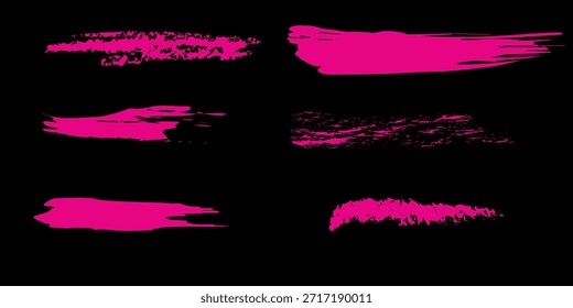 schwarz rosa Pinsel Muster Auto Aufkleber Banner sportlich abstrakte Linie rosa schwarz Farbe Kombination Grunge Pinsel Muster modernen Motorsport Rennsport Design